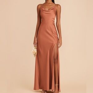 Terracotta Birdie Grey Dress